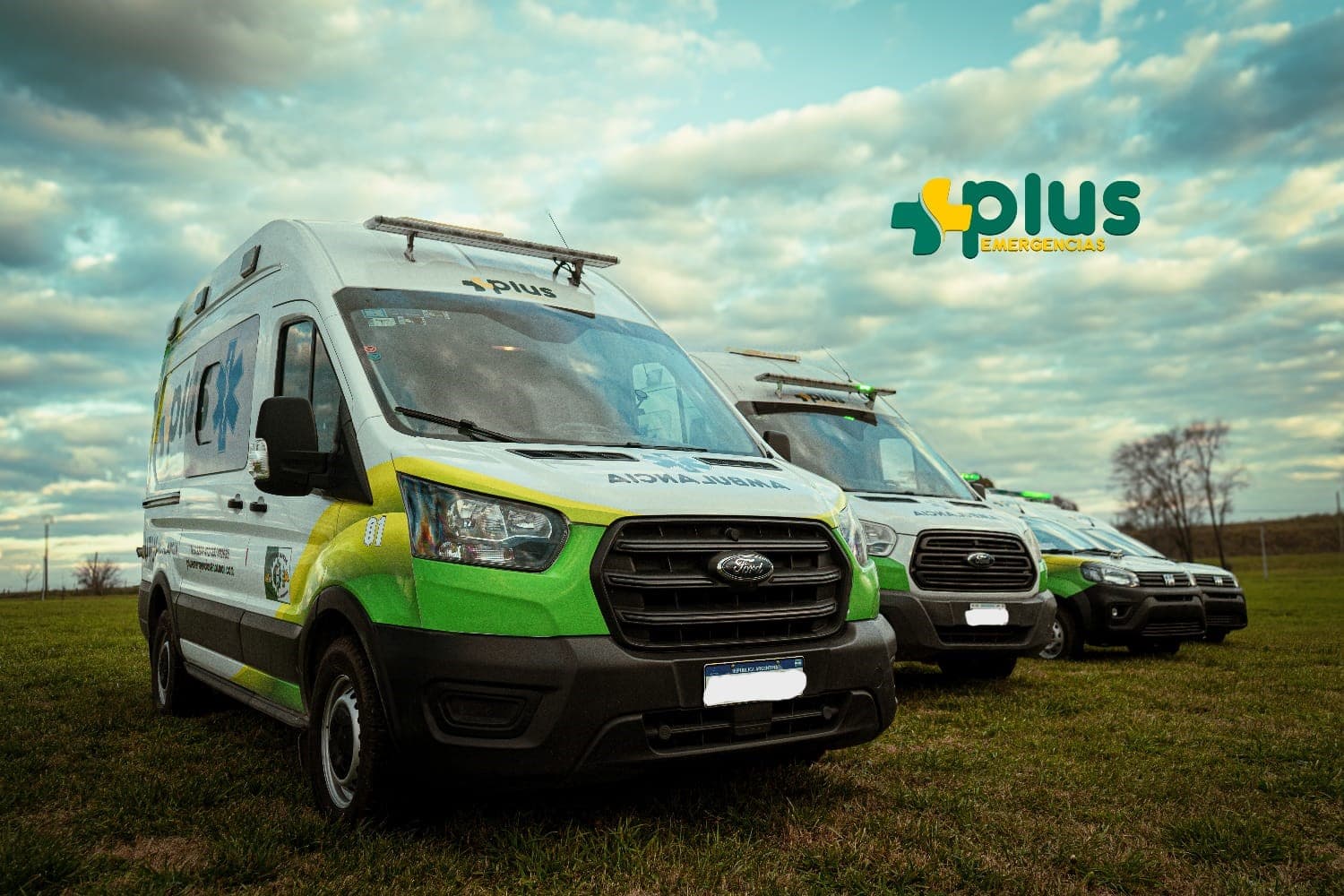 Flota de ambulancias Plus Emergencias